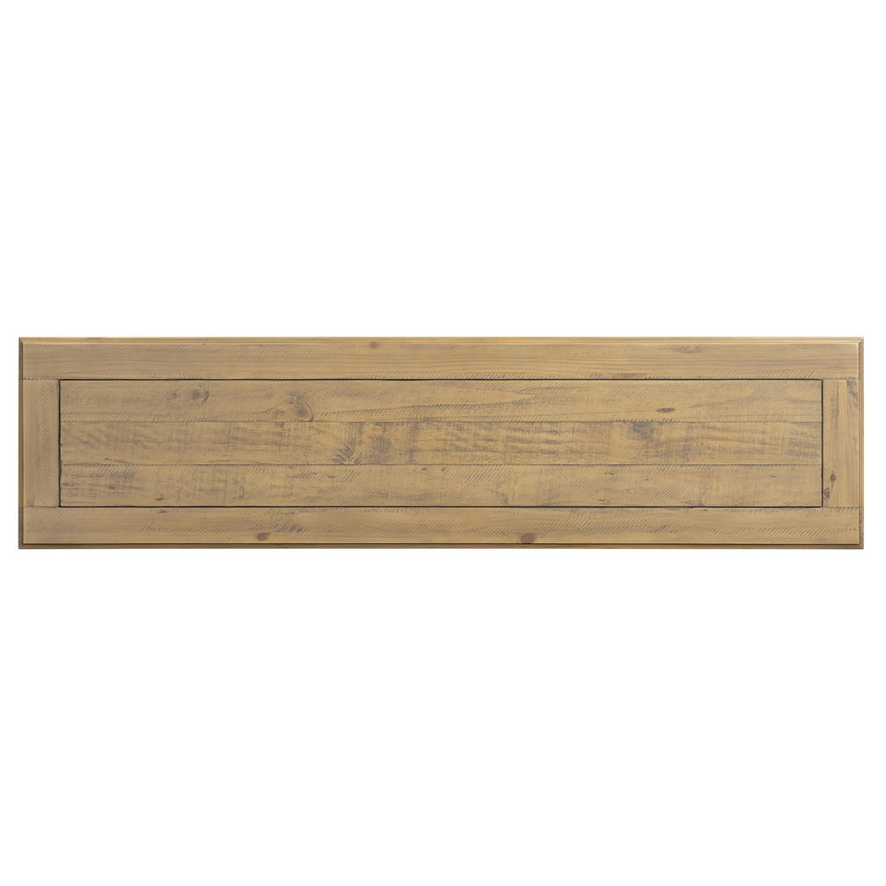 Chilton Small Wooden Console Table in Grey And Natural