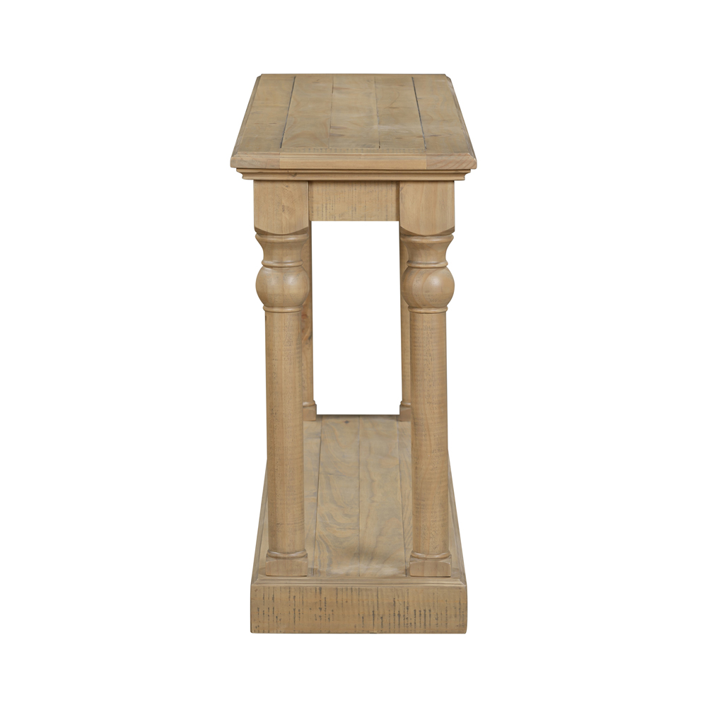 Chilton Small Wooden Console Table in Rustic