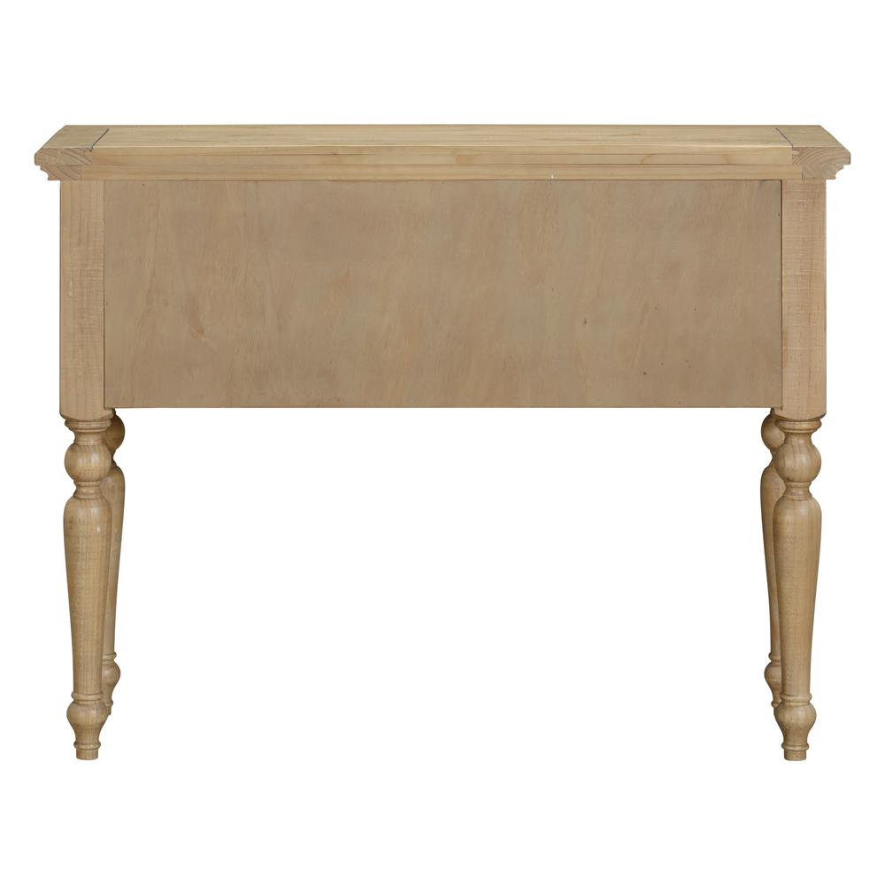 Chilton Wooden Console Table With 2 Doors 2 Drawers in Rustic