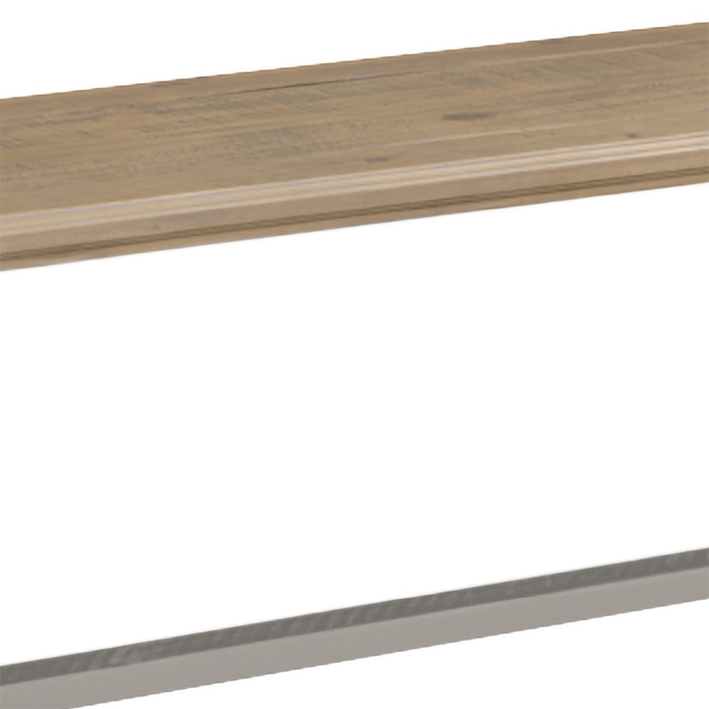 Chilton Wooden Dining Bench in Grey and Natural