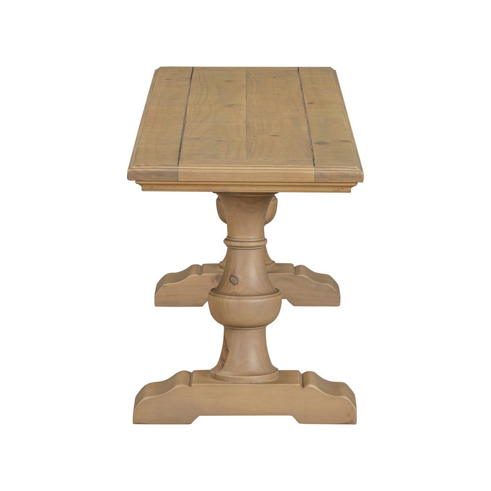 Chilton Wooden Dining Bench in Rustic