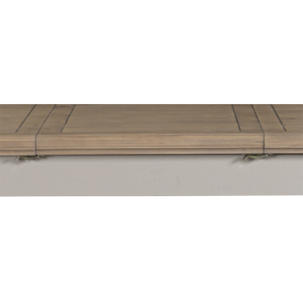 Chilton Wooden Extending Dining Table in Grey and Natural