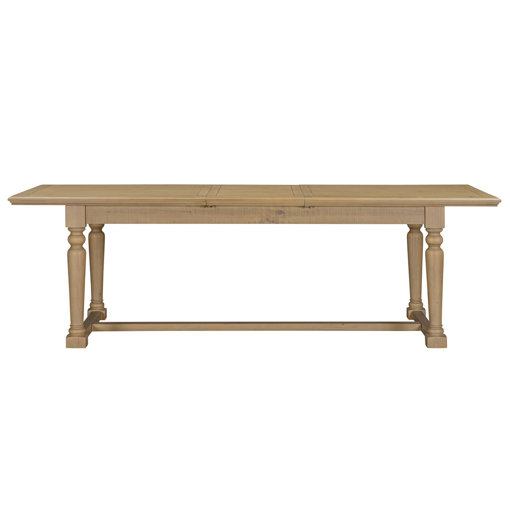 Chilton Wooden Extending Dining Table in Rustic