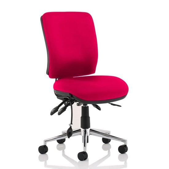 Read more about Chiro medium back office chair in tabasco red no arms