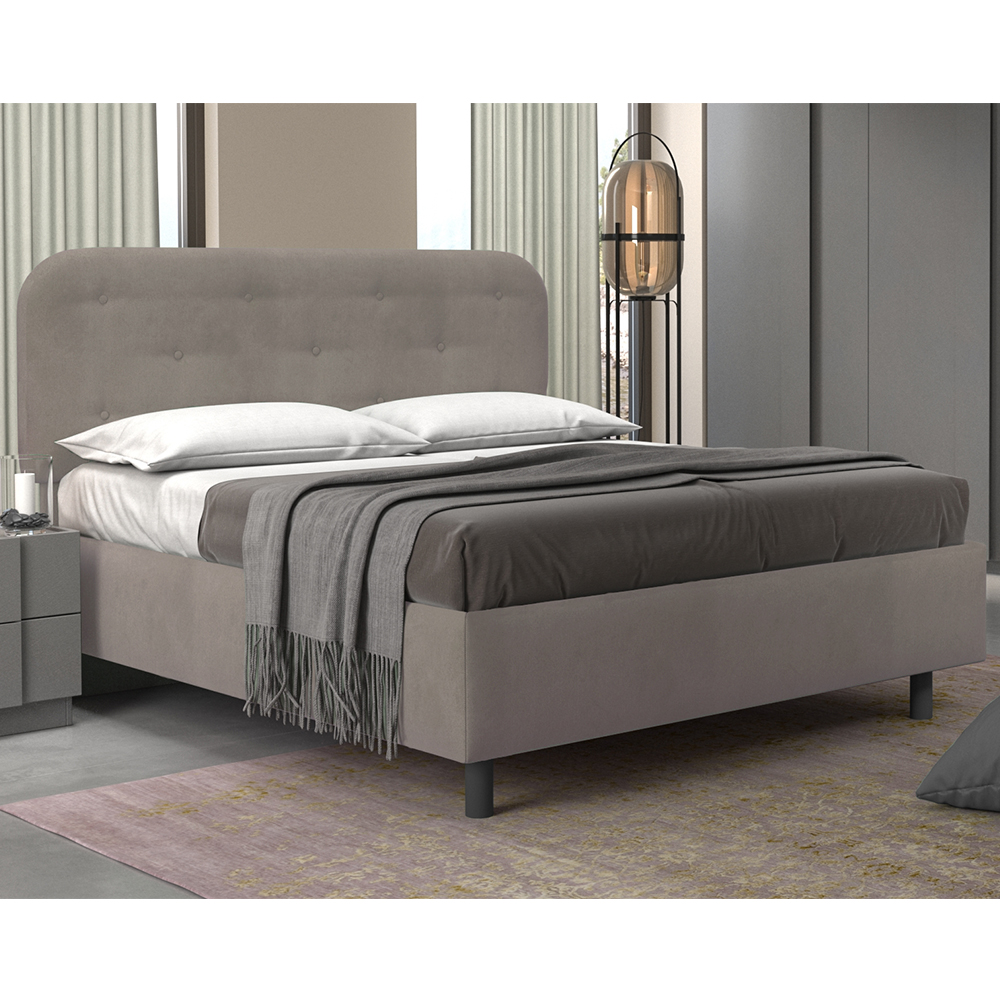 Product photograph of Choctaw Fabric Small Double Bed In Dove from Furniture in Fashion