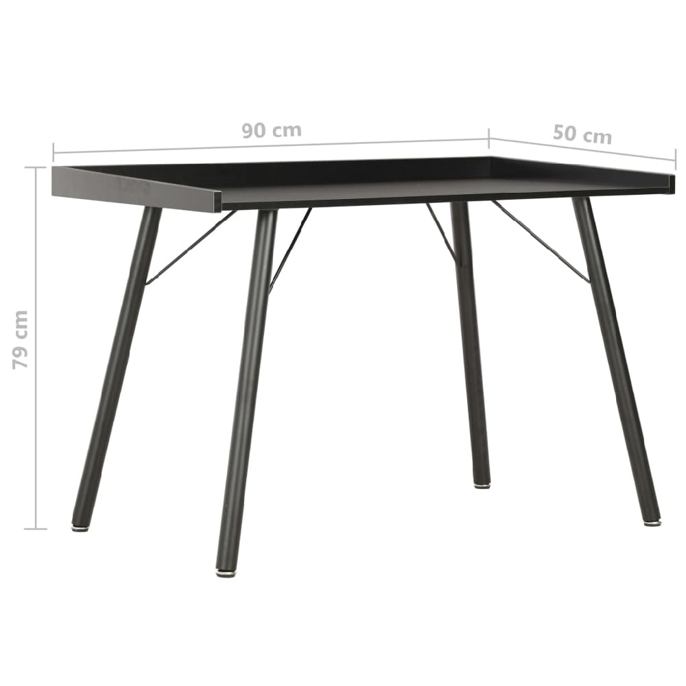 Choctaw Wooden Laptop Desk In Black
