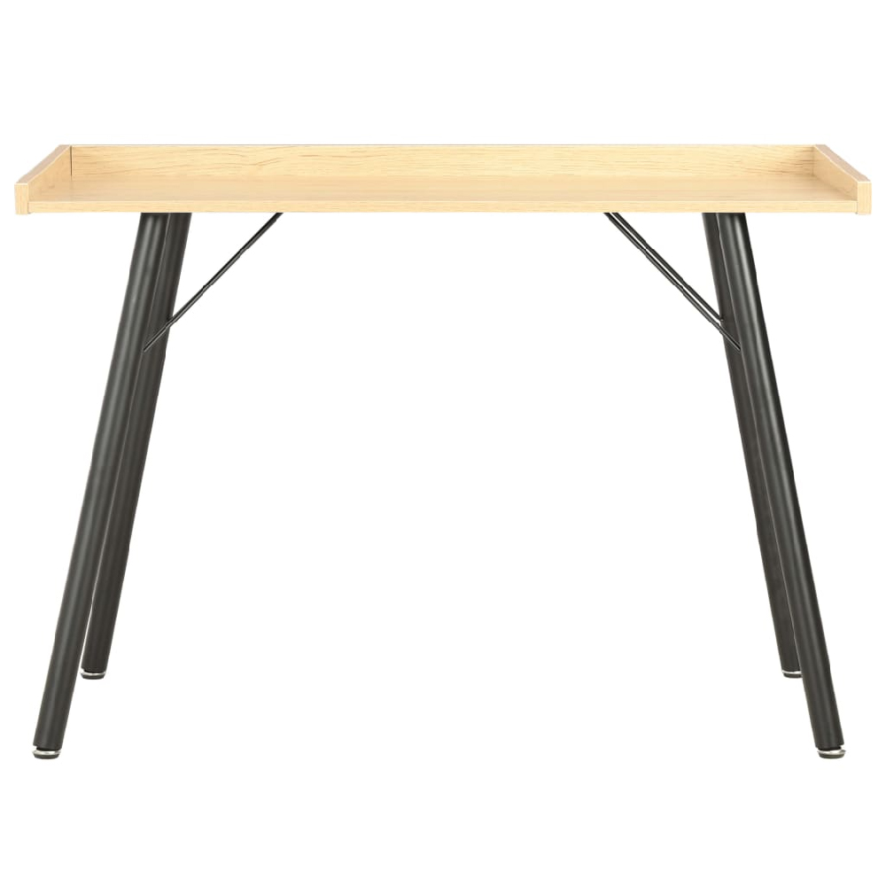 Choctaw Wooden Laptop Desk In Black And Oak