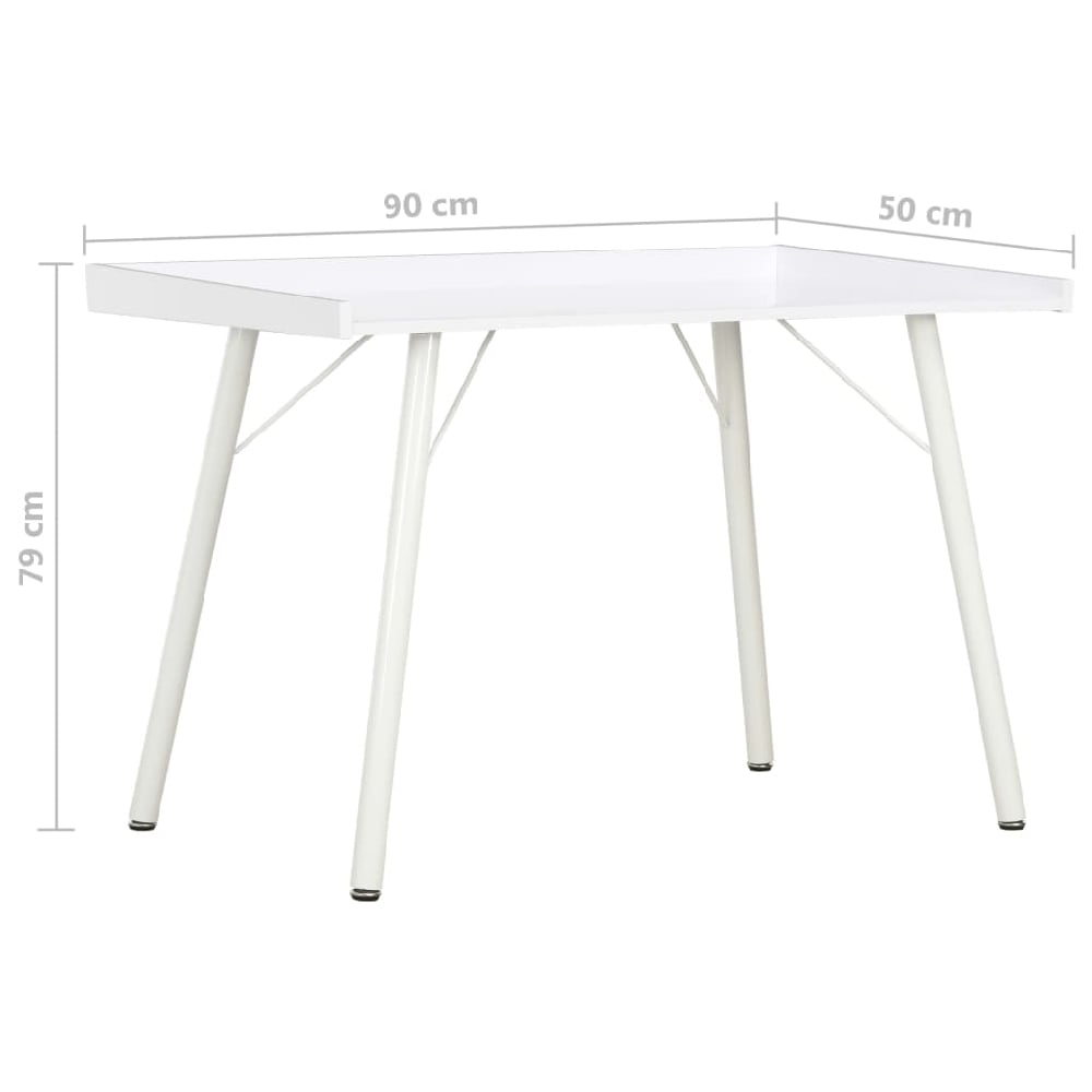 Choctaw Wooden Laptop Desk In White