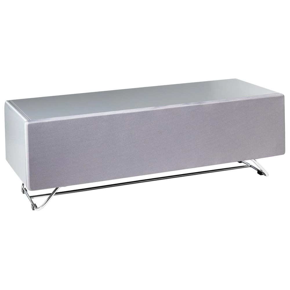 Chroma Medium High Gloss TV Stand With 1 Flip Door In Grey