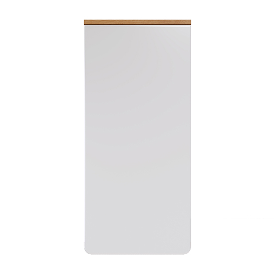 Ciara White Gloss Wall Bathroom Storage Cabinet In Artisan Oak_3