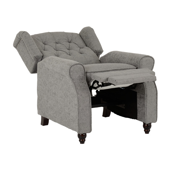 Baird Fabric Reclining Chair In Grey_3