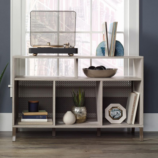 City Centre Wooden TV Stand In Champagne Oak