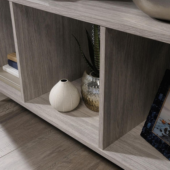 City Centre Wooden TV Stand In Champagne Oak