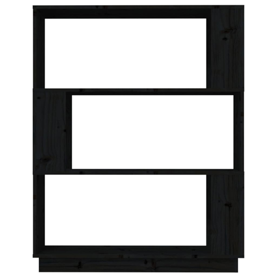 Civilla Pinewood Bookcase And Room Divider In Black_4