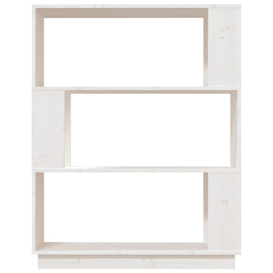 Civilla Pinewood Bookcase And Room Divider In White