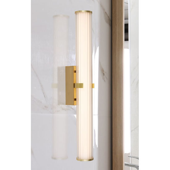 Clamp LED Large Wall Light In Gold