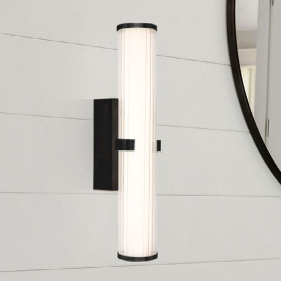 Photo of Clamp led small wall light in black
