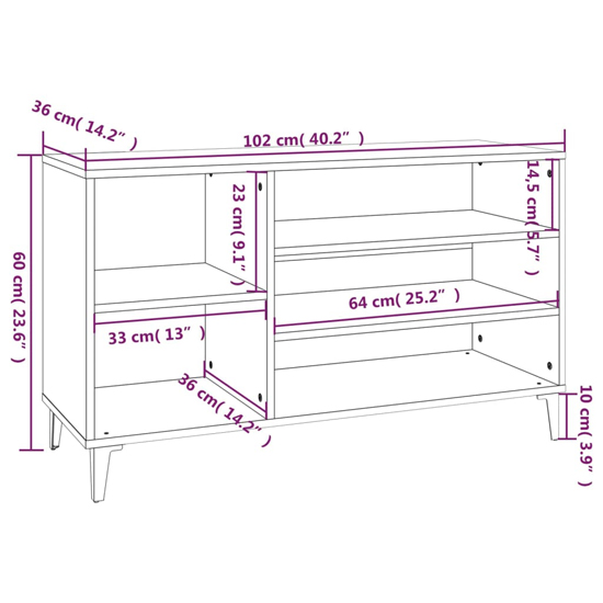 Clanton Wooden Shoe Storage Bench In Smoked Oak