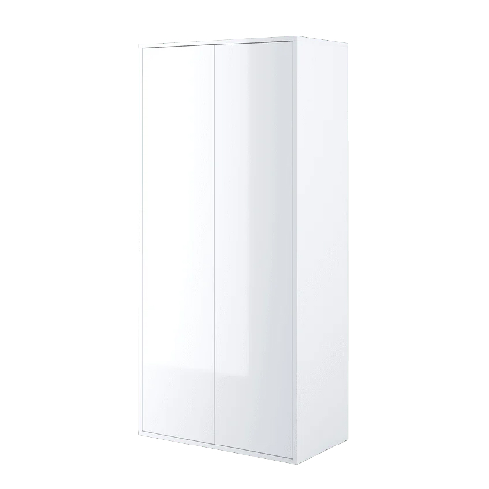 Read more about Clarion high gloss wardrobe with 2 doors in white