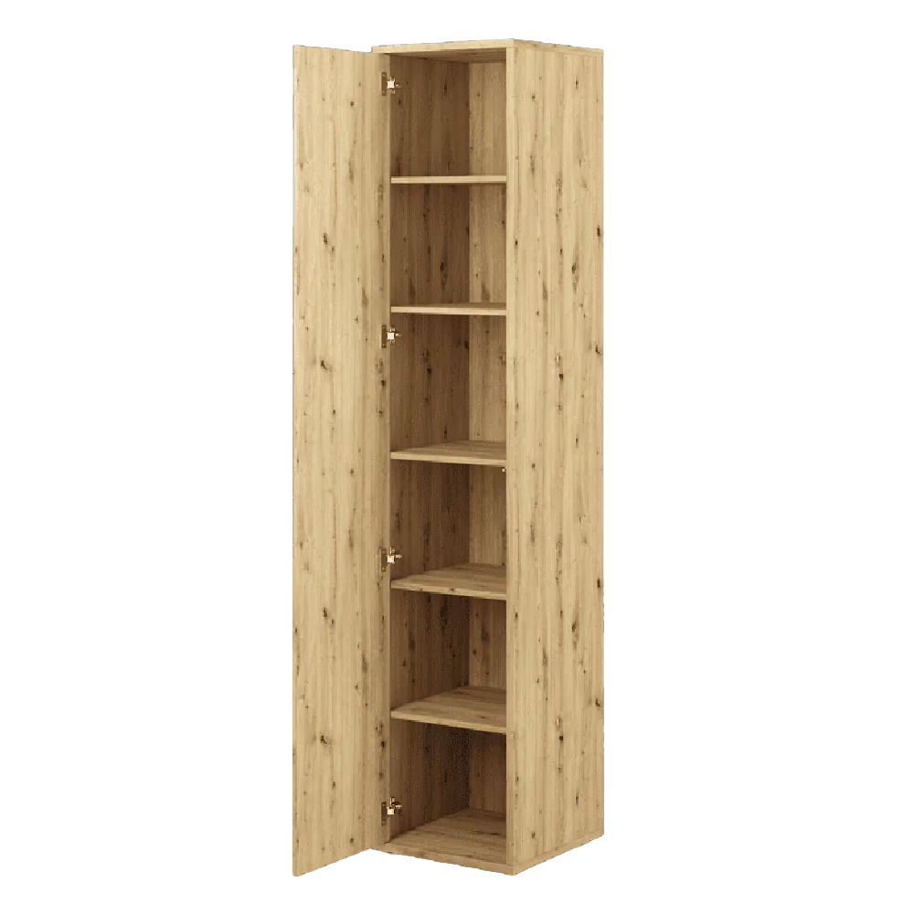 Clarion Wooden Storage Cabinet With 1 Door In Artisan Oak