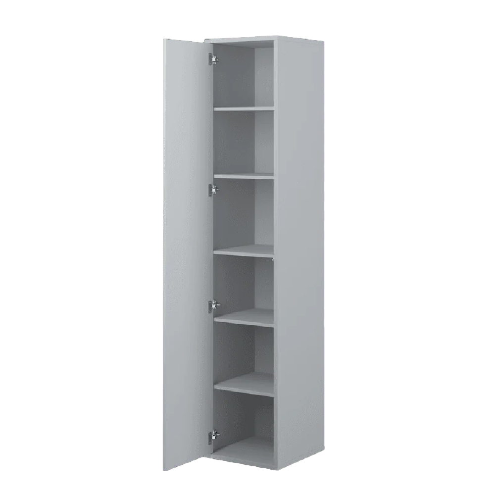 Clarion Wooden Storage Cabinet With 1 Door In Grey