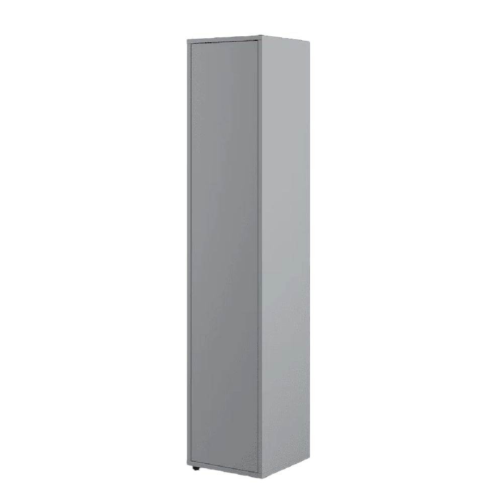 Read more about Clarion wooden storage cabinet with 1 door in grey