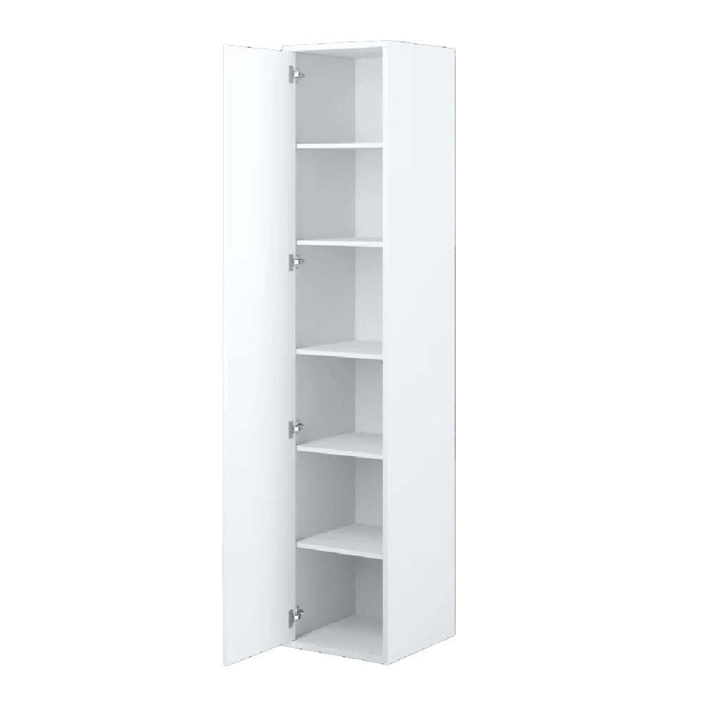 Clarion Wooden Storage Cabinet With 1 Door In Matt White