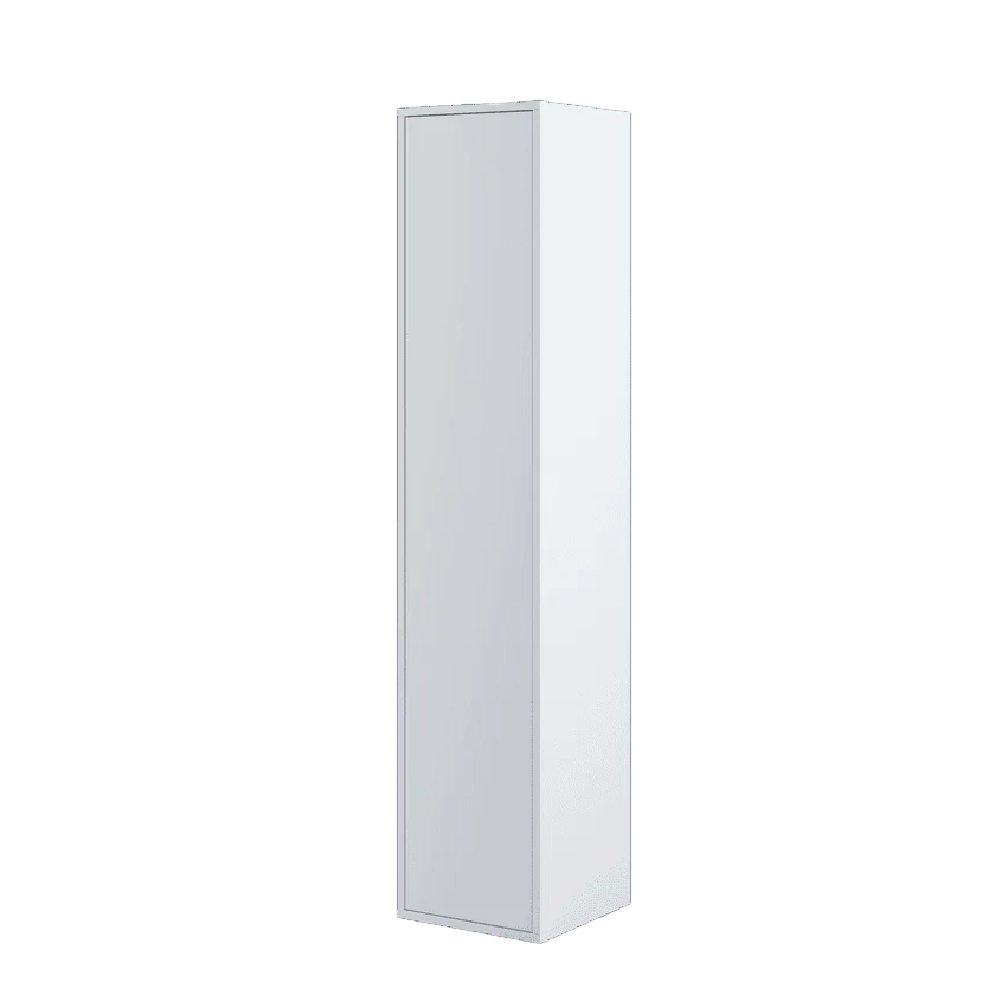 Read more about Clarion wooden storage cabinet with 1 door in matt white