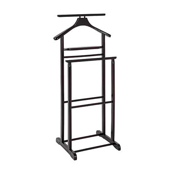 Clarkdale Wooden Valet Stand In Tobacco