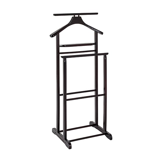 Read more about Clarkdale wooden valet stand in tobacco