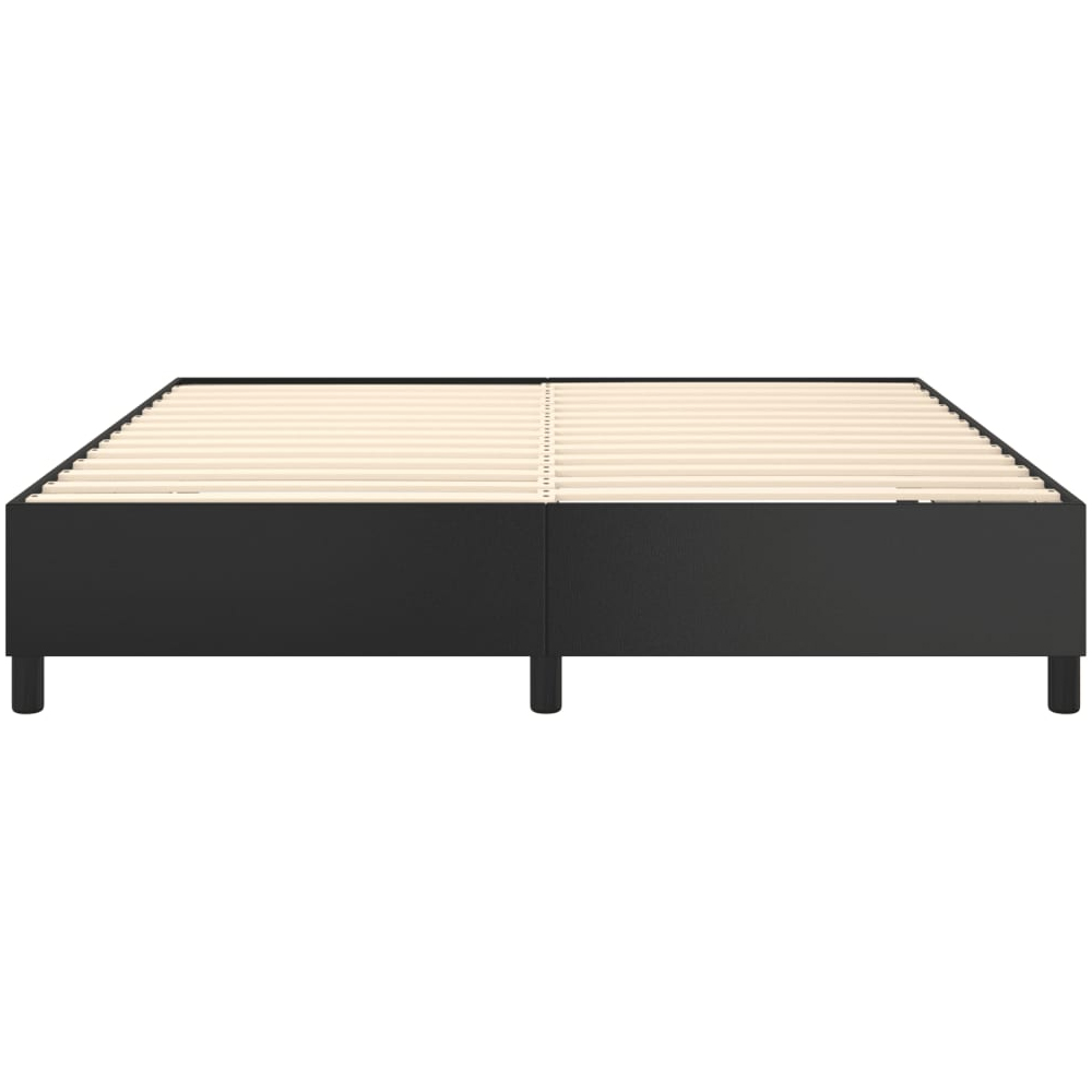 Clarkston Faux Leather Super King Size In Black