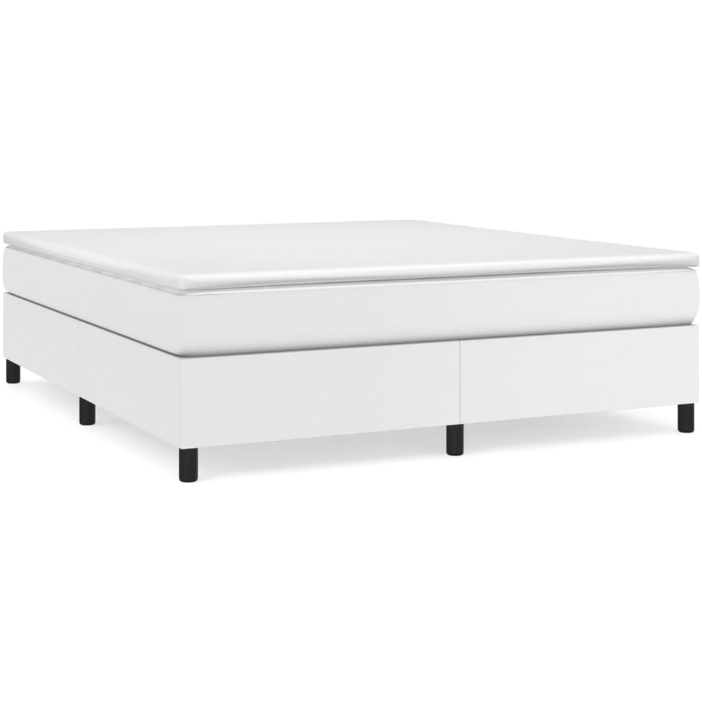 Clarkston Faux Leather Super King Size In White