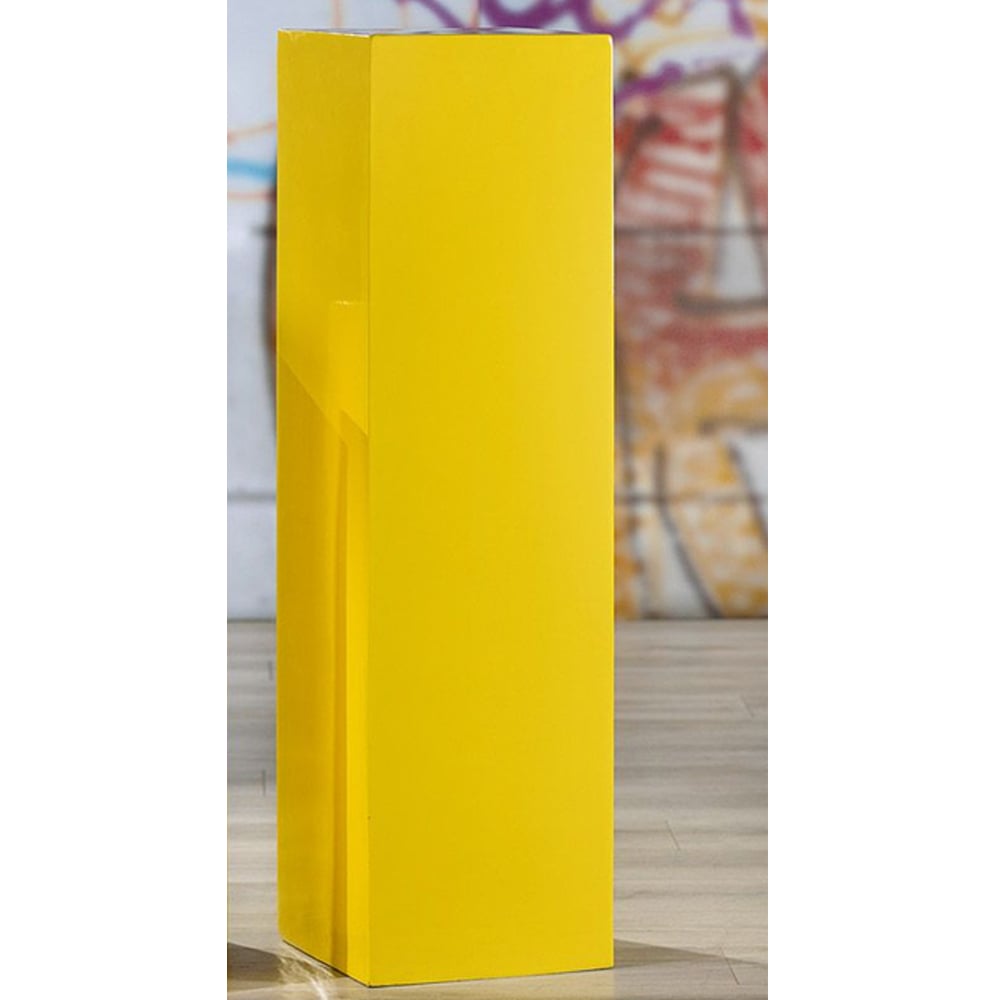 Clayton Large Fiberglass Decorative Pillar In Yellow