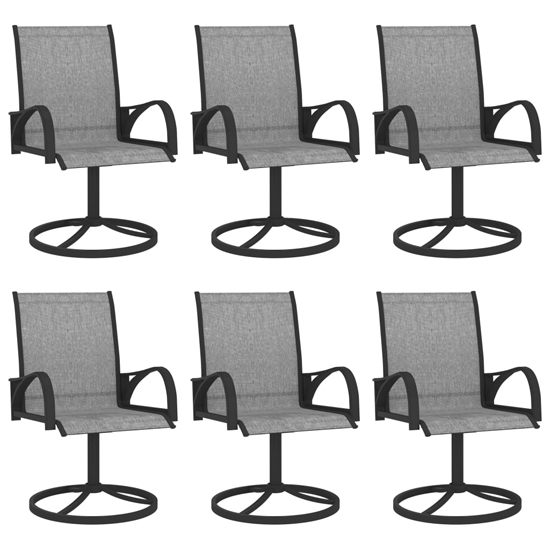 Clayton Large Steel 7 Piece Garden Dining Set In Anthracite