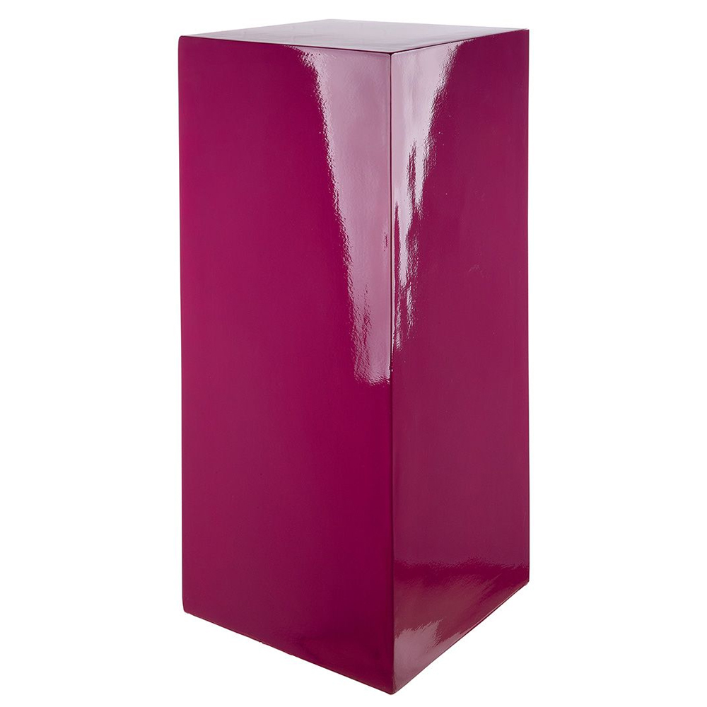 Clayton Small Fiberglass Decorative Pillar In Pink