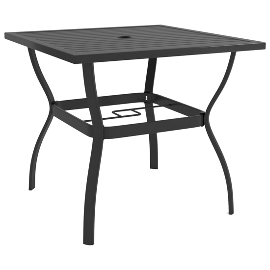 Clayton Small Steel 5 Piece Garden Dining Set In Anthracite
