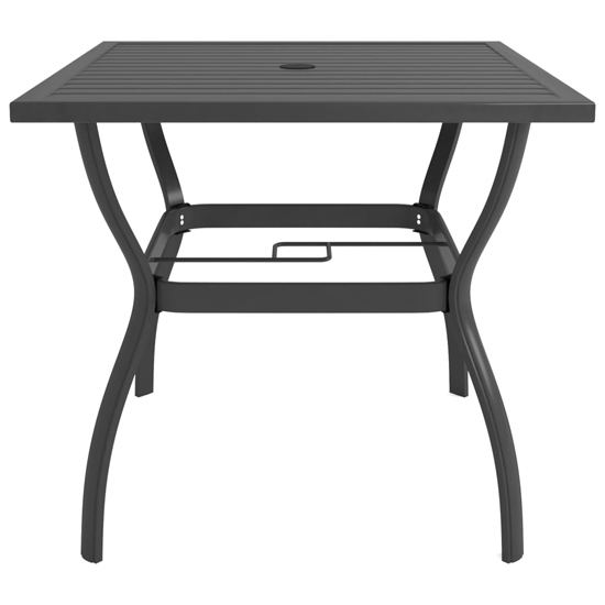 Clayton Small Steel 5 Piece Garden Dining Set In Anthracite