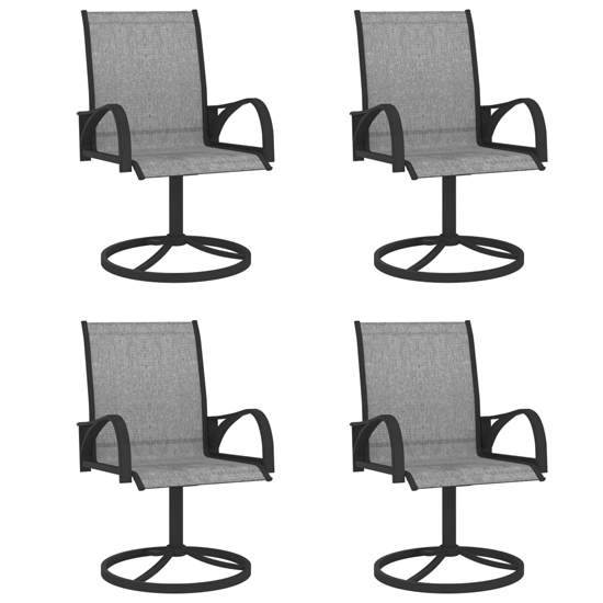 Clayton Small Steel 5 Piece Garden Dining Set In Anthracite