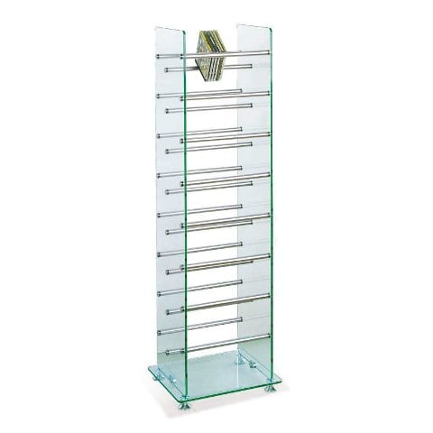 clear glass display rack stand W103 C - Metal Wine Racks, Can Hold The Finest or The Most Fun Wines