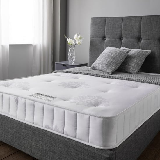 Product photograph of Cahya Essentials Luxury Damask Fabric Double Mattress from Furniture in Fashion