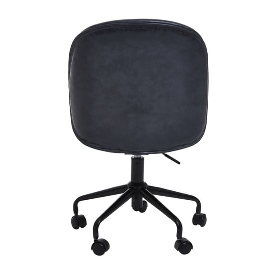 Clintons Leather Home And Office Chair In Grey