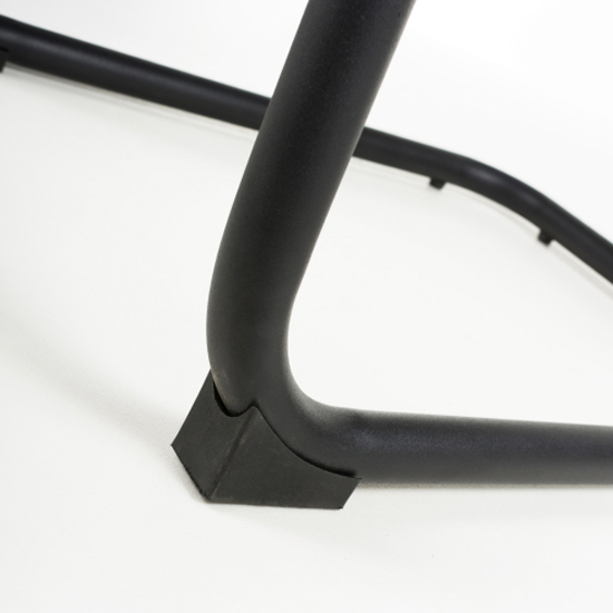 Clisson Black Leather Effect Dining Chairs In Pair Furniture in Fashion