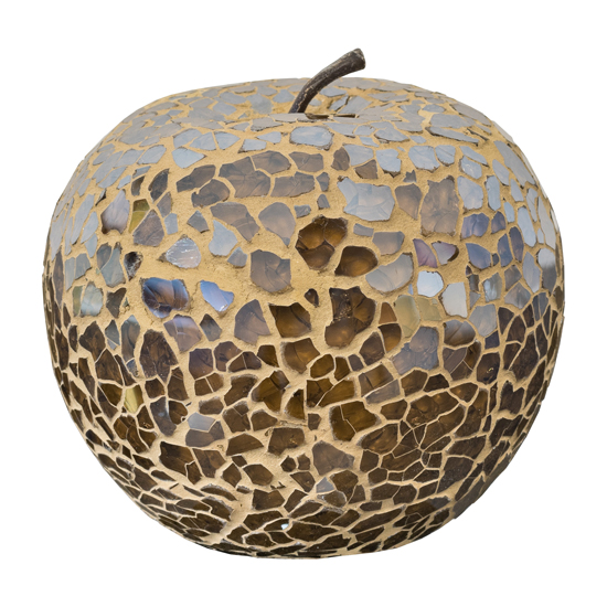 Clisson Decorative Mosaic Glass Apple Fruit_2