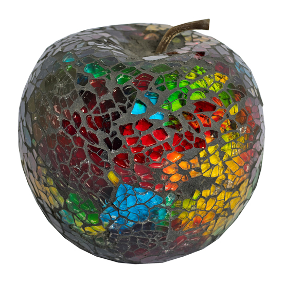 Clisson Decorative Mosaic Glass Apple Fruit_6