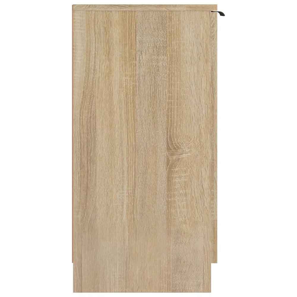 Clive Wooden Shoe Storage Cabinet With 2 Door In Sonoma Oak