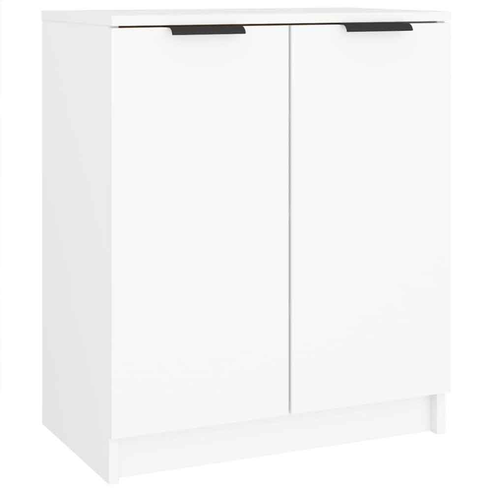 Clive Wooden Shoe Storage Cabinet With 2 Door In White