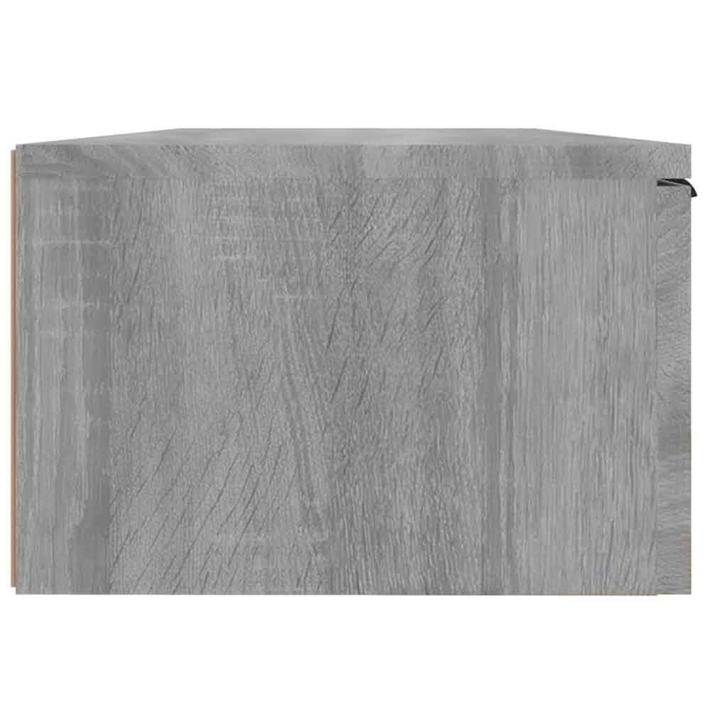 Clive Wooden TV Stand With 2 Drawer In Grey Sonoma