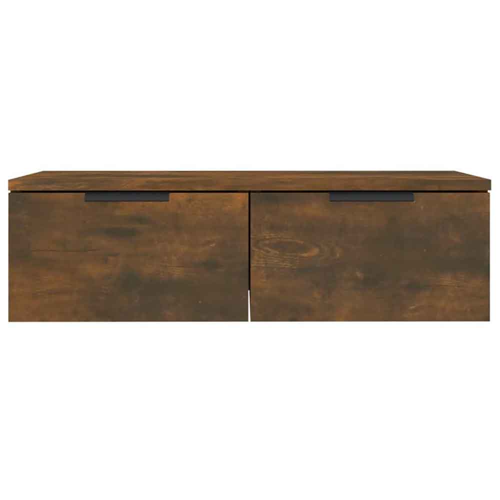 Clive Wooden TV Stand With 2 Drawer In Smoked Oak