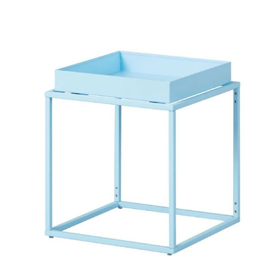Club NY Metal Side Table In Candy Blue_2