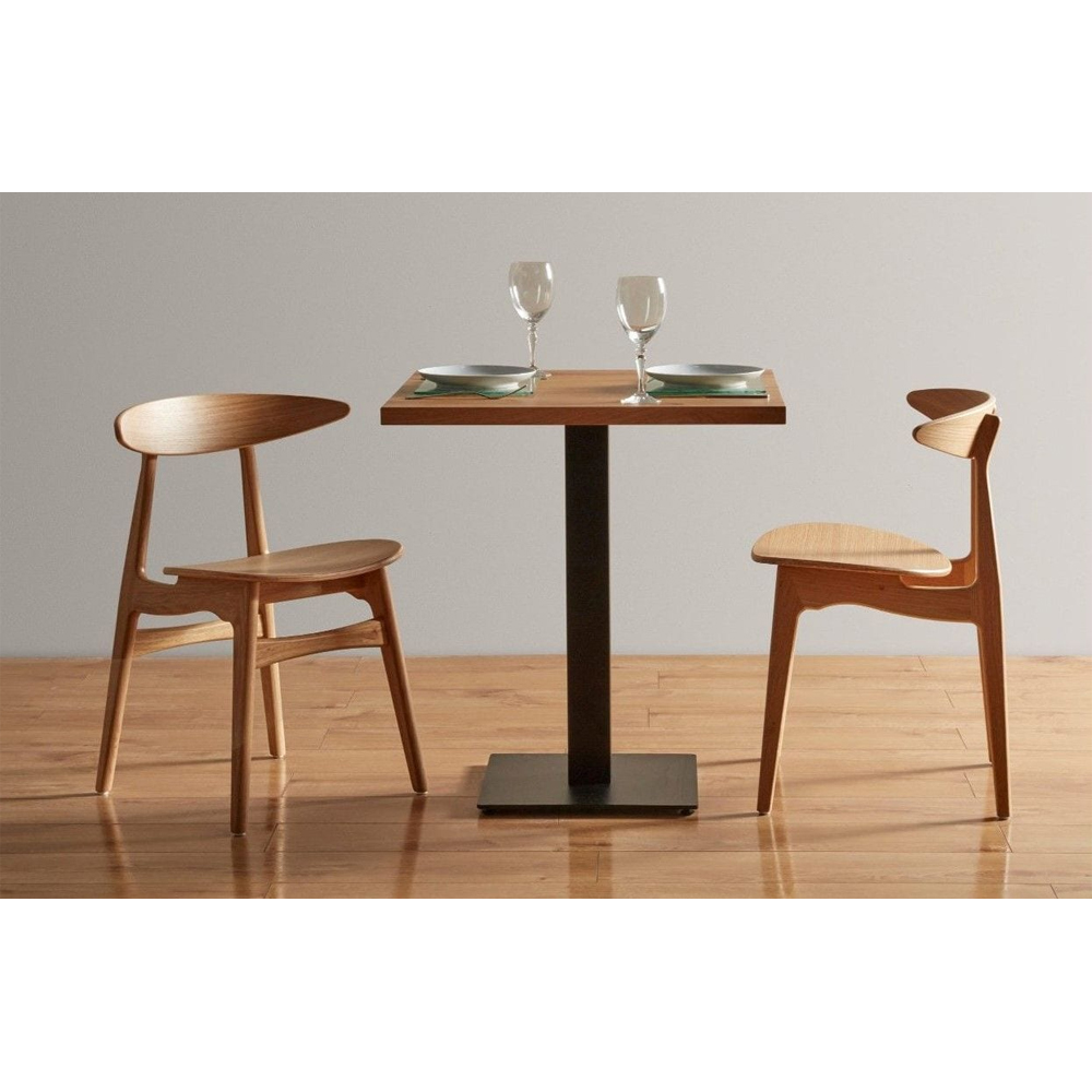 Clynnog Natural Oak Wooden Side Dining Chairs In Pair